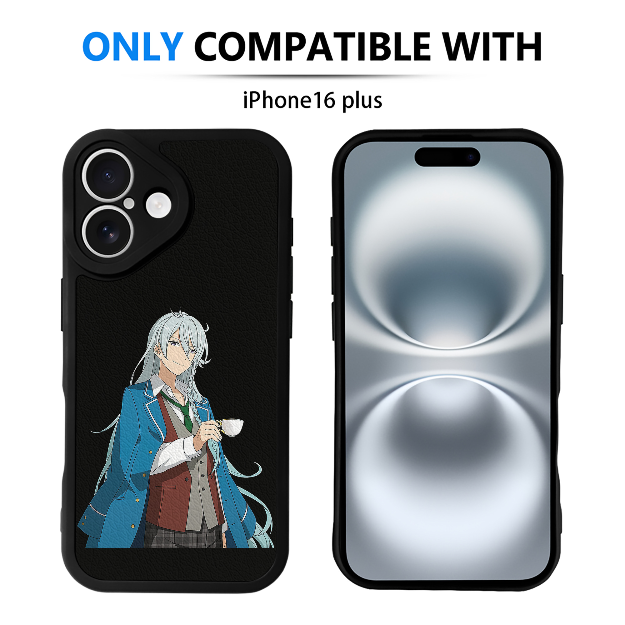 （画像用） あんさんぶるスターズ! Ensemble Stars 【iPhone 16シリーズ対応】シリコンスマホケース（レザー調） 材質：シリコン